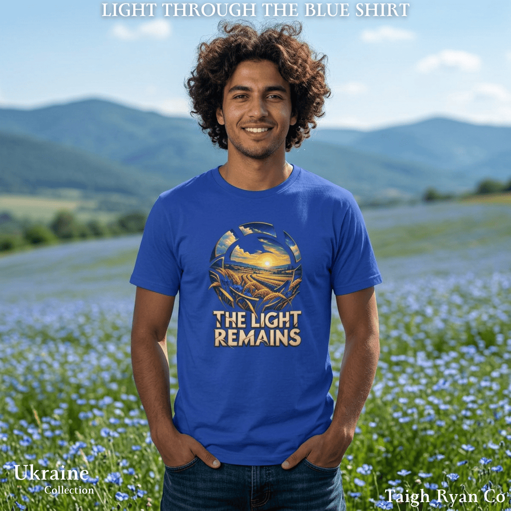 Light Through the Blue Shirt - Ukraine Collection - Destination Unknown
