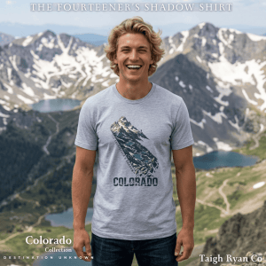 The Fourteener’s Shadow Shirt - Colorado Collection - Destination Unknown