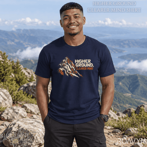 Higher Ground Clearer Mind Shirt - Ridgeline Series - ROAVYN