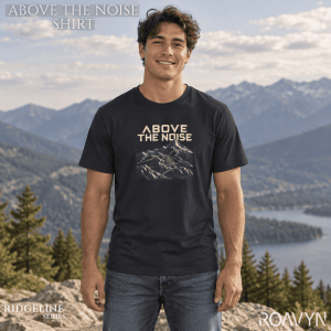 Above the Noise Shirt - Ridgeline Series - ROAVYN