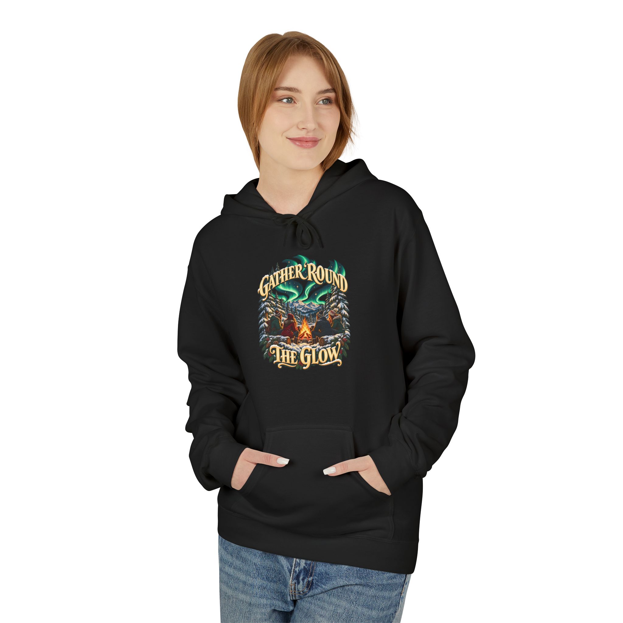 Campfire Christmas Hoodie - Christmas Collection - Destination Unknown - Image 19