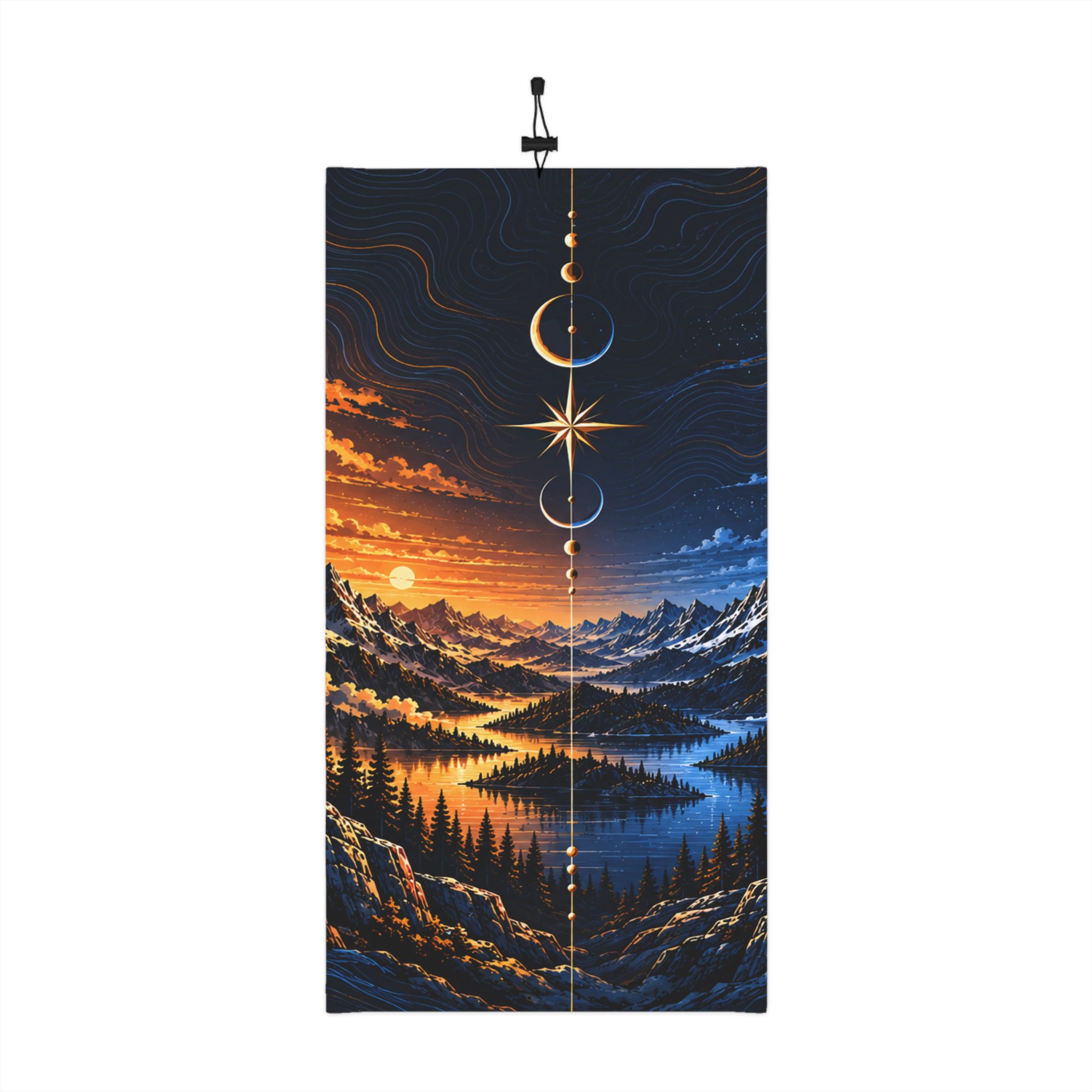 Celestial Alignment Neck Gaiter - Equinox Series - ROAVYN - Image 3