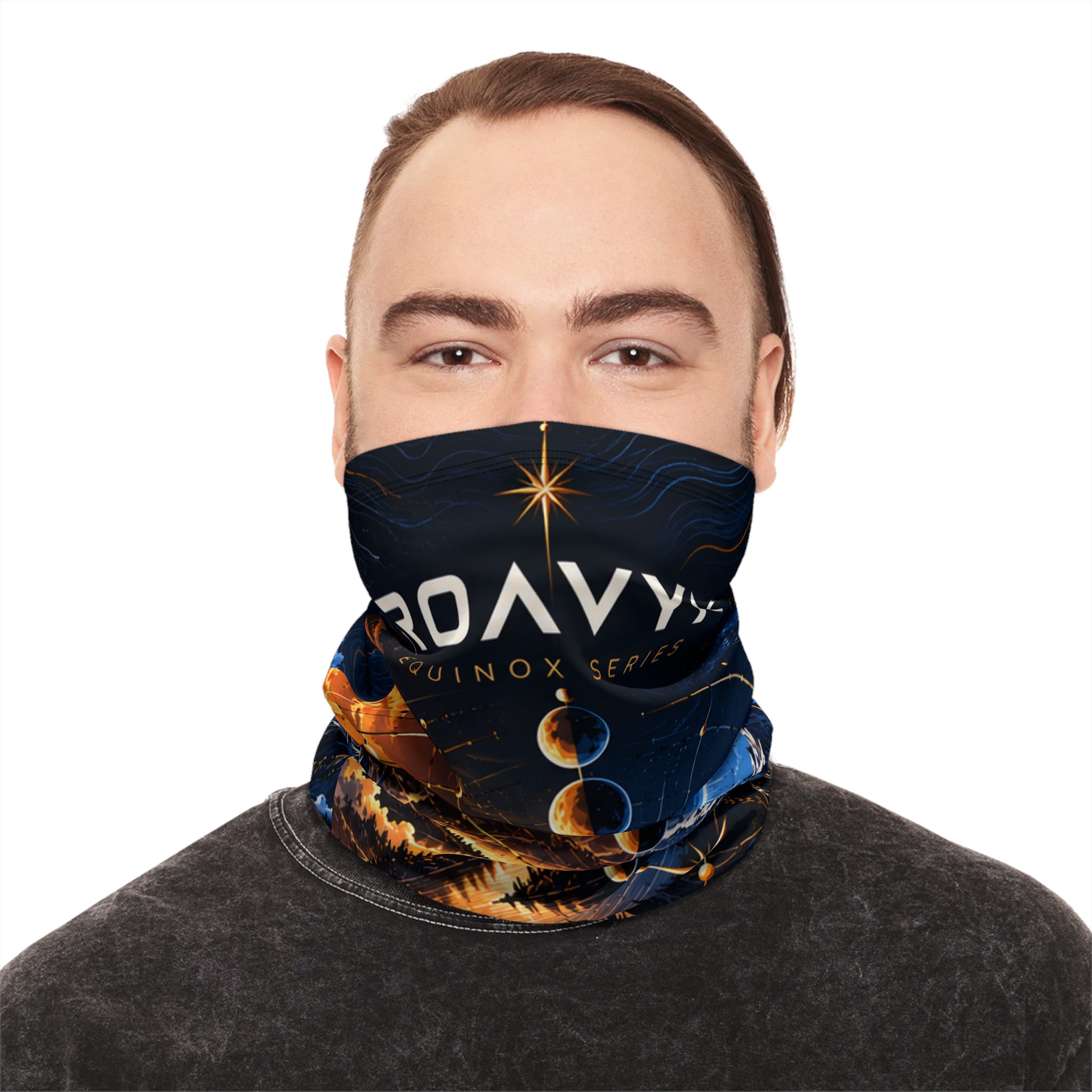 Celestial Alignment Neck Gaiter - Equinox Series - ROAVYN - Image 9
