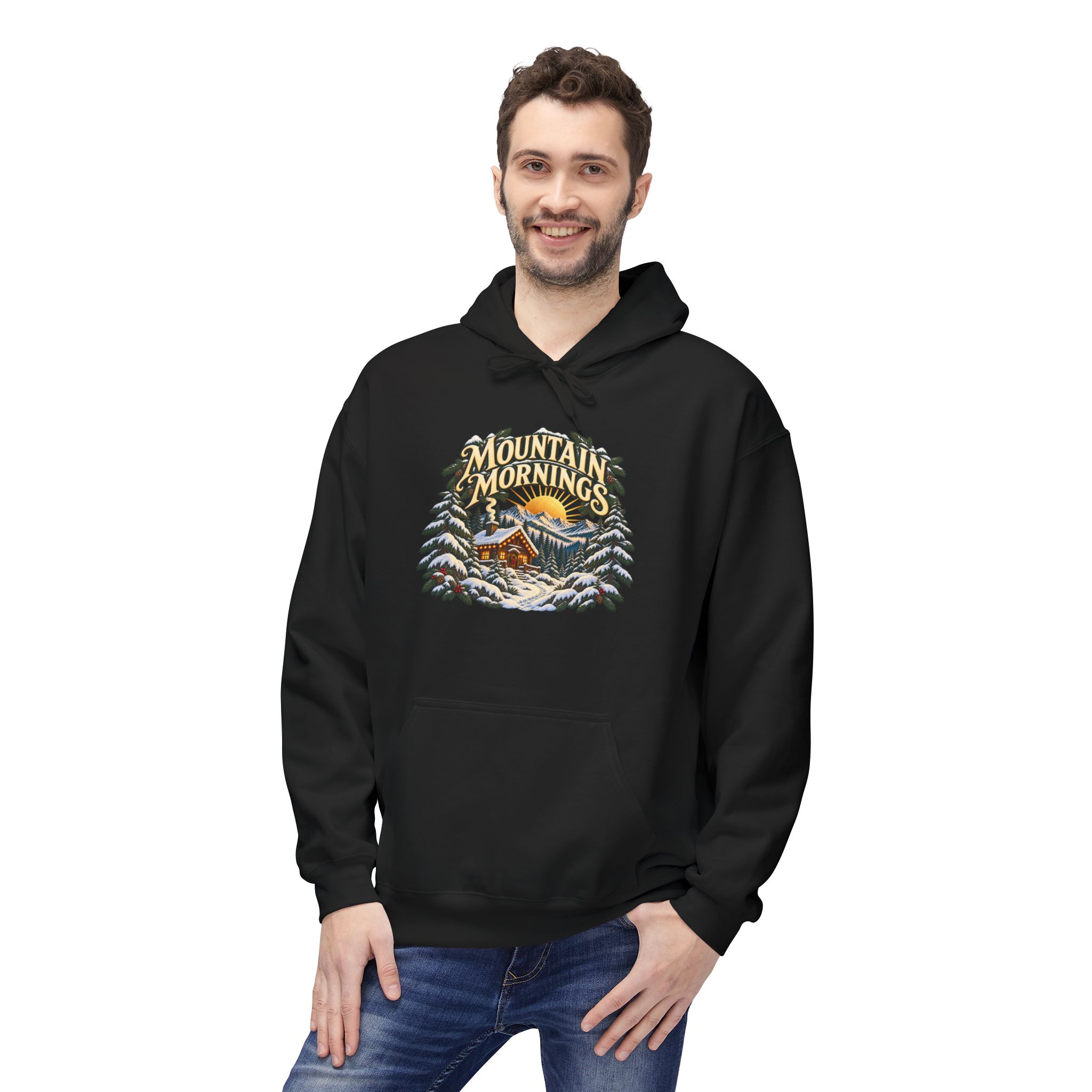 Mountain Mornings Hoodie - Christmas Collection - Built for the Journey - Image 14