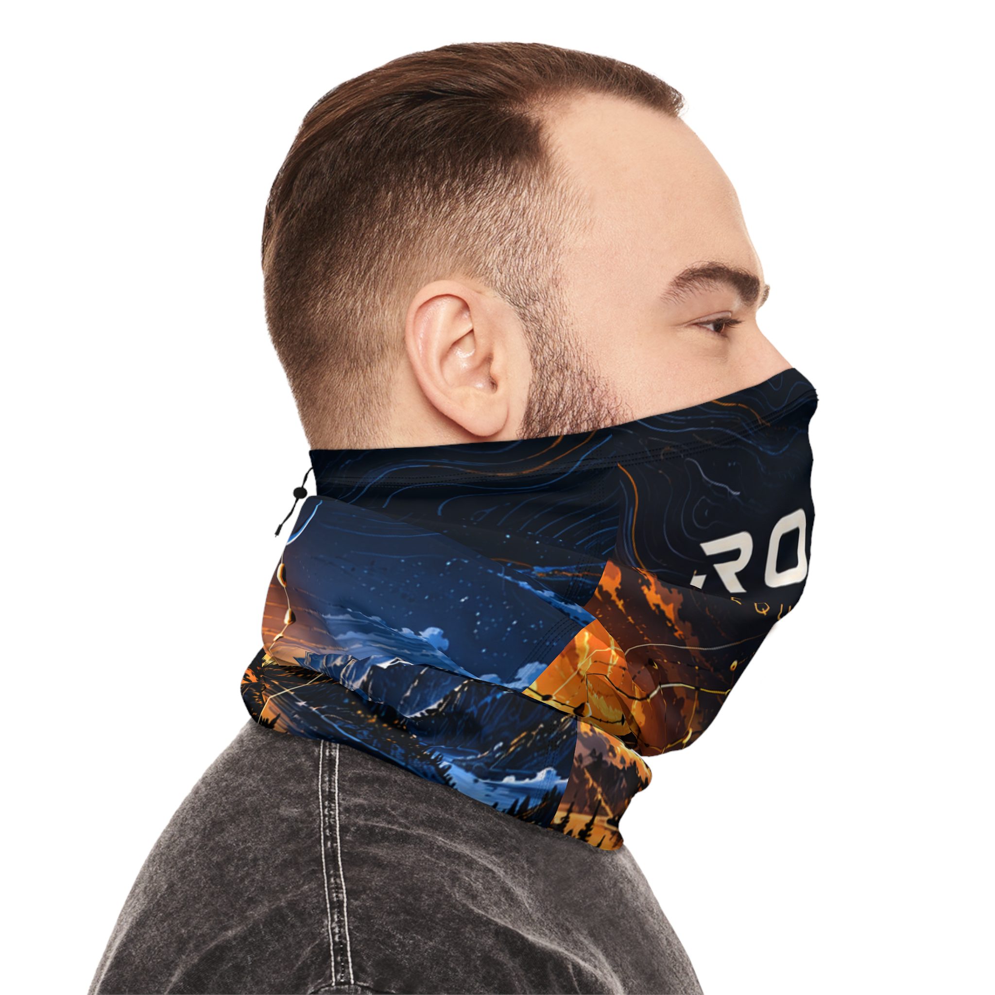 Celestial Alignment Neck Gaiter - Equinox Series - ROAVYN - Image 11